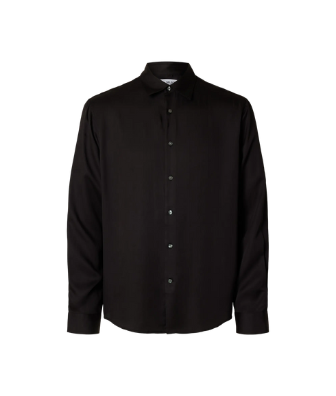 Rlxcharlie Tencel Satin Ls Shirt - Black