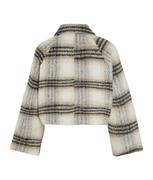Jadia Button Jacket - Birch Black/Sanshell