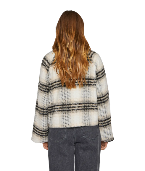 Jadia Button Jacket - Birch Black/Sanshell