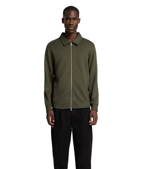 Emanuel Full Zip Sweat - Green