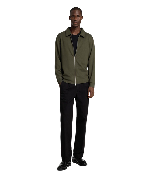 Emanuel Full Zip Sweat - Green