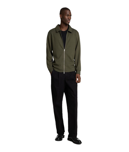 Emanuel Full Zip Sweat - Green