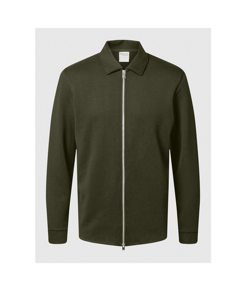 Emanuel Full Zip Sweat - Green