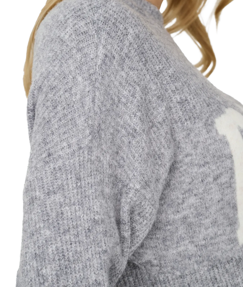 Jerico LS Pullover Knit - Grey