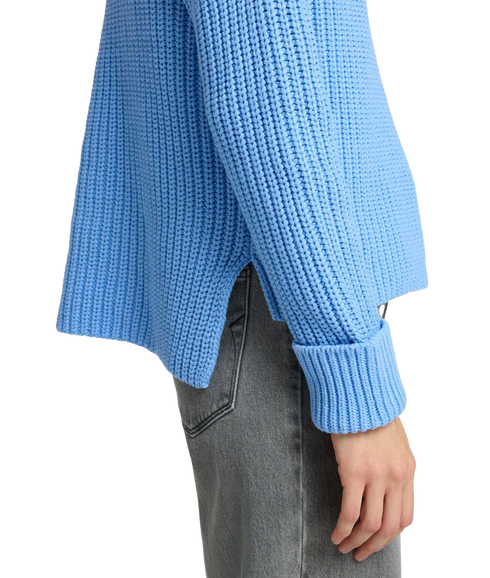 Selma Ls Knit Pullover - Blue