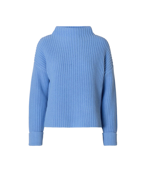 Selma Ls Knit Pullover - Blue