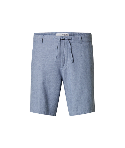 Brody Linen Short - Cashmere Blue