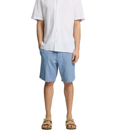 Brody Linen Short - Cashmere Blue