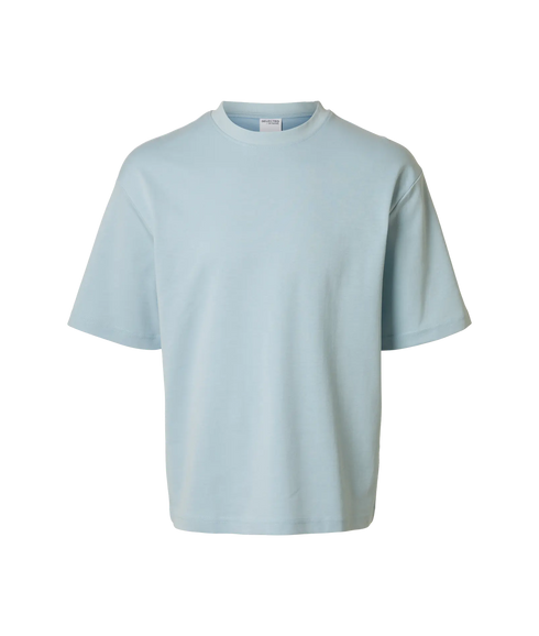 Looseoscar Ss O-Neck Tee - Winter Sky