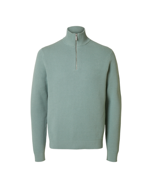 Dane Zip Knit - Green