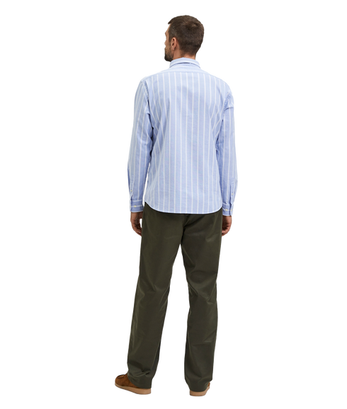 Regrick Ox Stripe Shirt - Blue