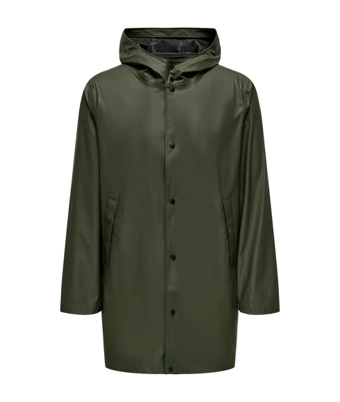 Luca Rain Coat Otw Noos - Peat