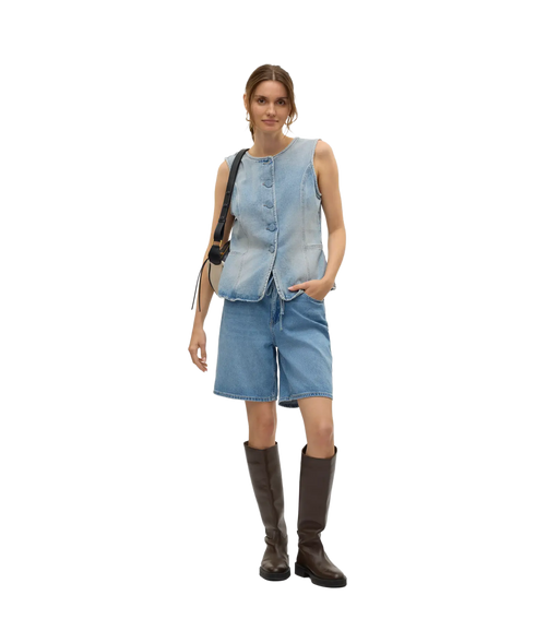 Villa Mr Bermuda Dnm Shorts Mix - Blue