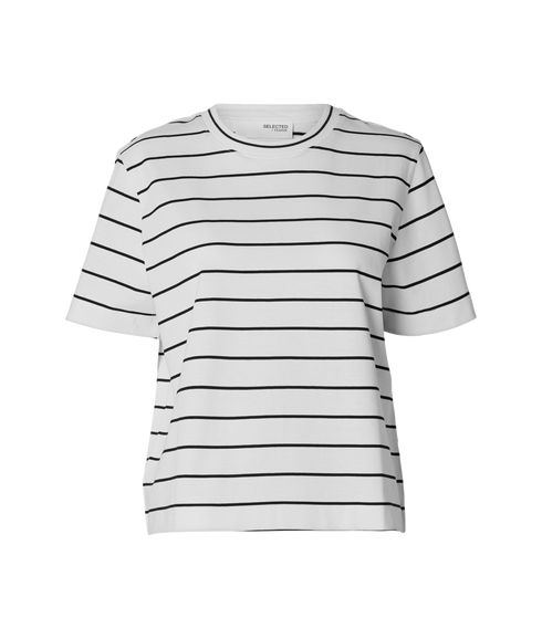 Essential Ss Striped Boxy Tee - Multi