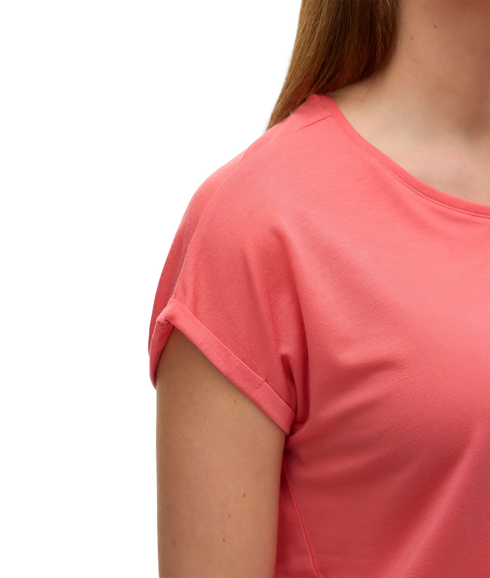 Ava Plain SS Top - Rose