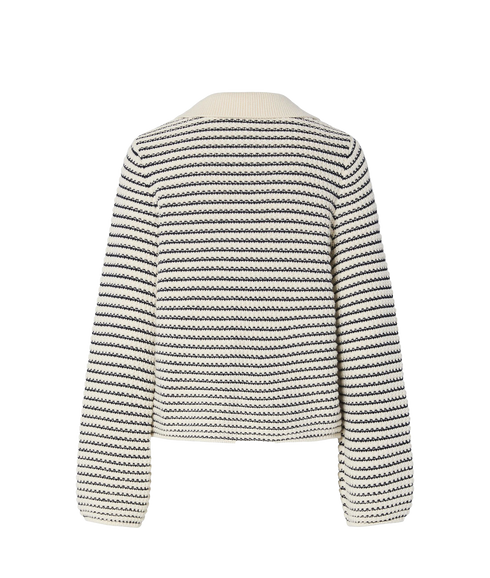 Fanto Ls Knit Cardigan - Gardenia
