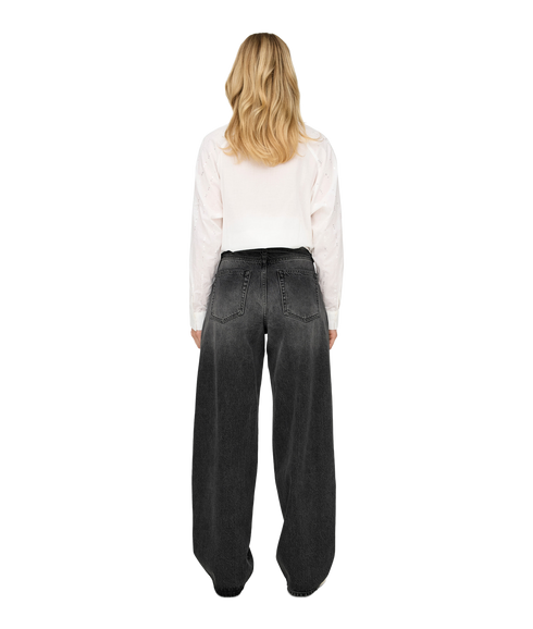 Gianna Mw Straight Dnm Dot980 - Black