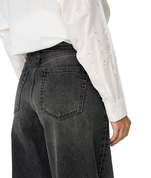 Gianna Mw Straight Dnm Dot980 - Black