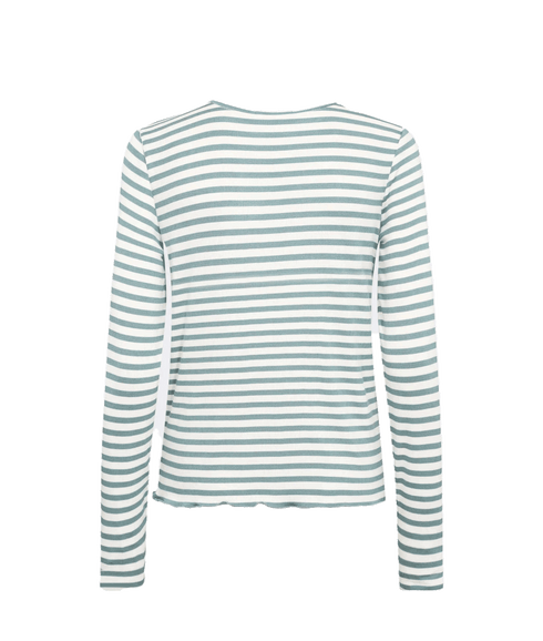 Ika Striped Top - Blue