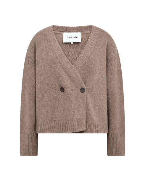 Perle Knitted Cardigan - Beige
