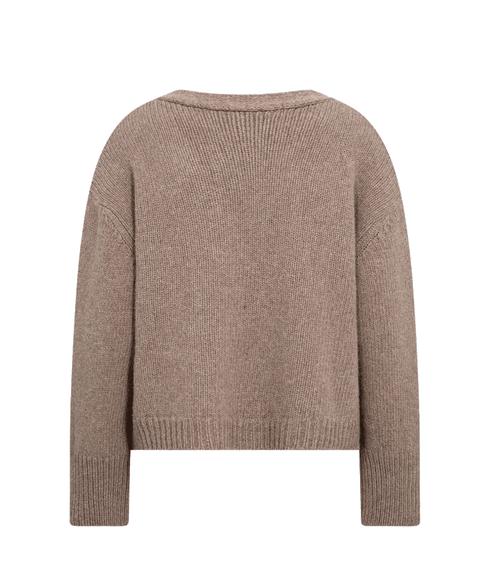 Perle Knitted Cardigan - Beige