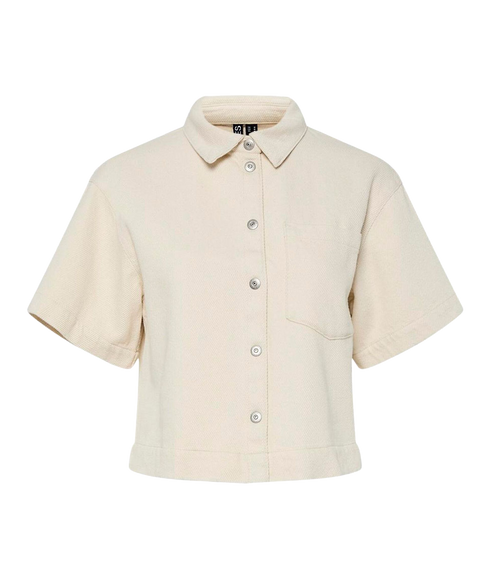 Savanna Ss Denim Shirt - Raw Cotton