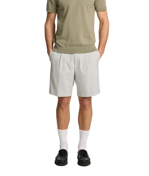 Leroy Pleat Short - Grey