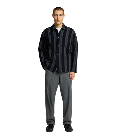 Tony Waffle Stripe - Navy