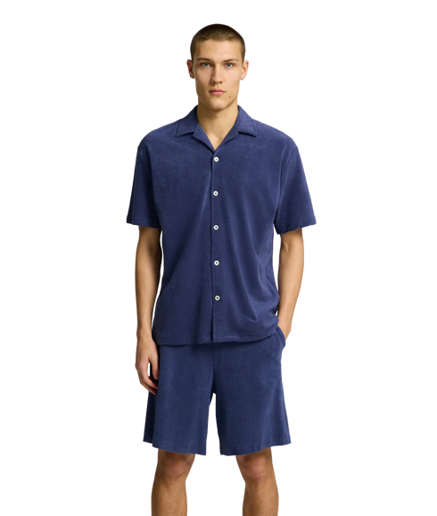 Relaxtalon Towel Ss Jersey Shirt - Oceana