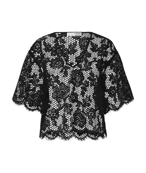 Milly 2/4 Cropped Top - Black