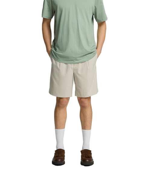Leroy Pleat Short - Beige