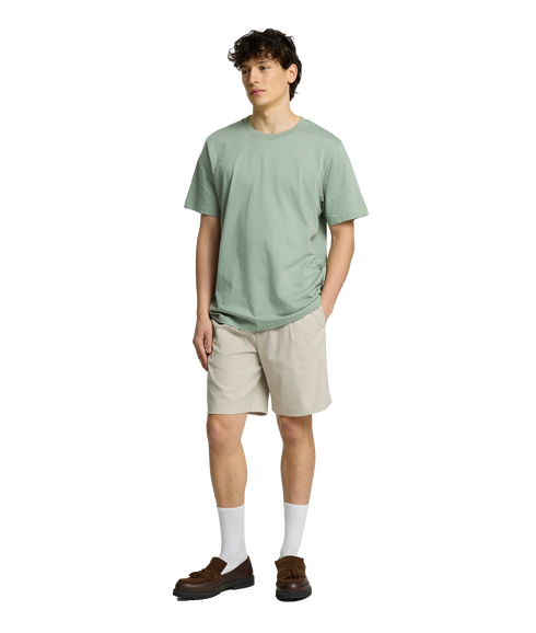 Leroy Pleat Short - Beige