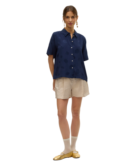 Trille 2/4 Shirt - Navy