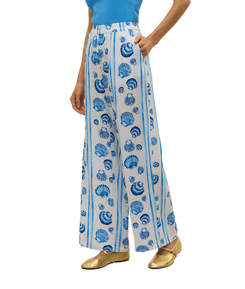Tine Tira High Waist Wide Pant - Multi