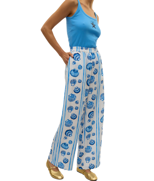 Tine Tira High Waist Wide Pant - Multi
