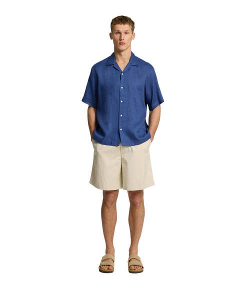 Kylian Mix Resort Shirt - Blue