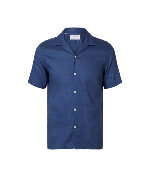 Kylian Mix Resort Shirt - Blue