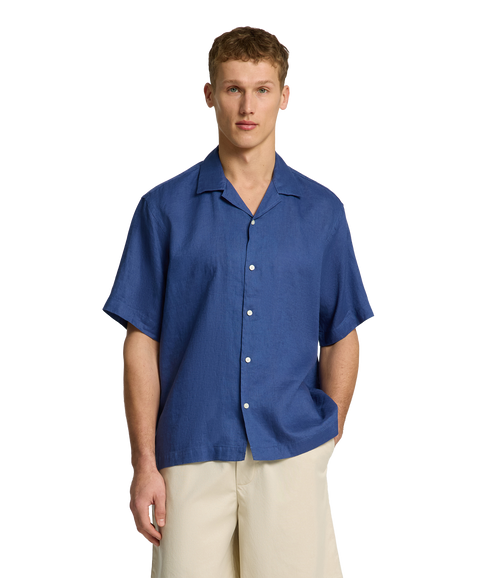 Kylian Mix Resort Shirt - Blue