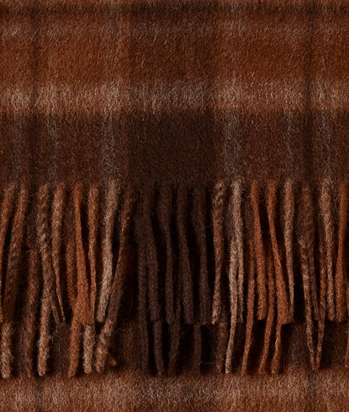 Tope Wool Check Scarf - Soft Silt Tartan