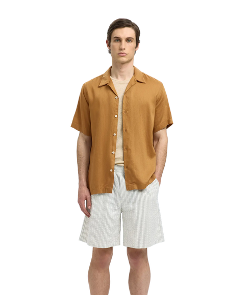 Regnoa Mix Shirt Ss Resort - Chipmunk