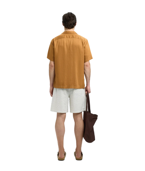 Regnoa Mix Shirt Ss Resort - Chipmunk