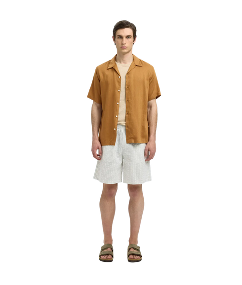 Regnoa Mix Shirt Ss Resort - Chipmunk