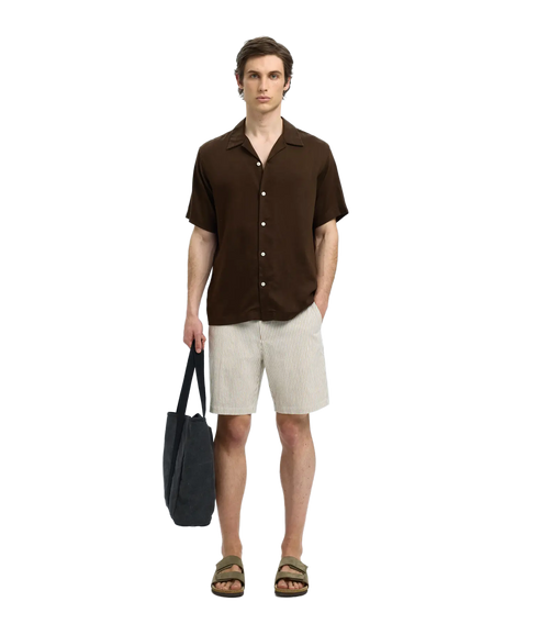 Regnoa Mix Shirt Ss Resort - Demitasse