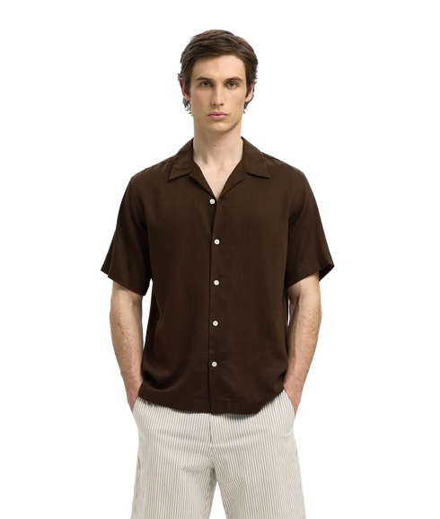 Regnoa Mix Shirt Ss Resort - Demitasse