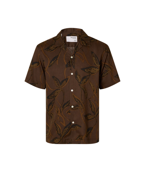 Regnoa Mix Shirt Ss Resort - Demitasse Floral Aop