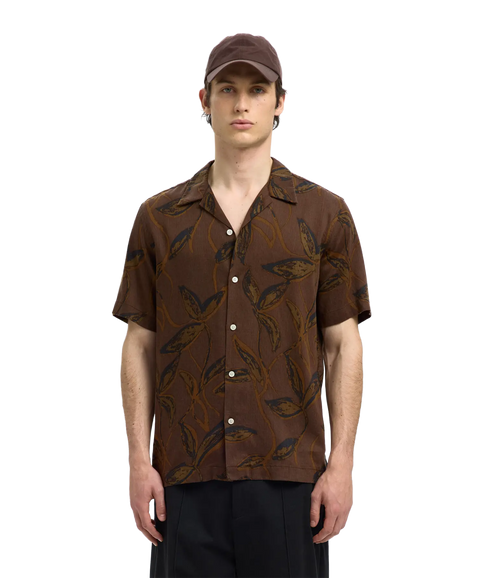 Regnoa Mix Shirt Ss Resort - Demitasse Floral Aop