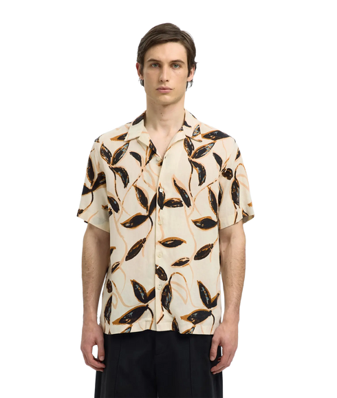 Regnoa Mix Shirt Ss Resort - Egret Floral
