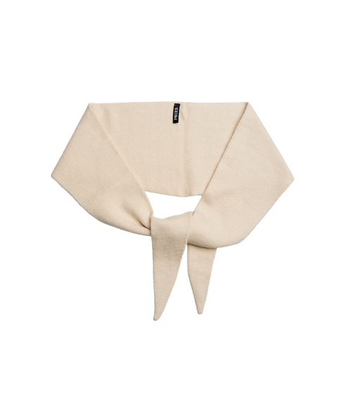 Komma Triangle ScarfBc - White