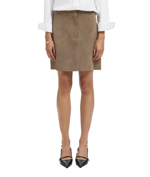 Kaya Mw Suede Skirt - Fungi
