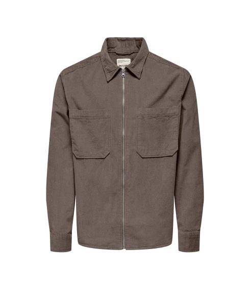 Alp 14W Rlx 2Pkt Washd Cord Zip Noos - Falcon